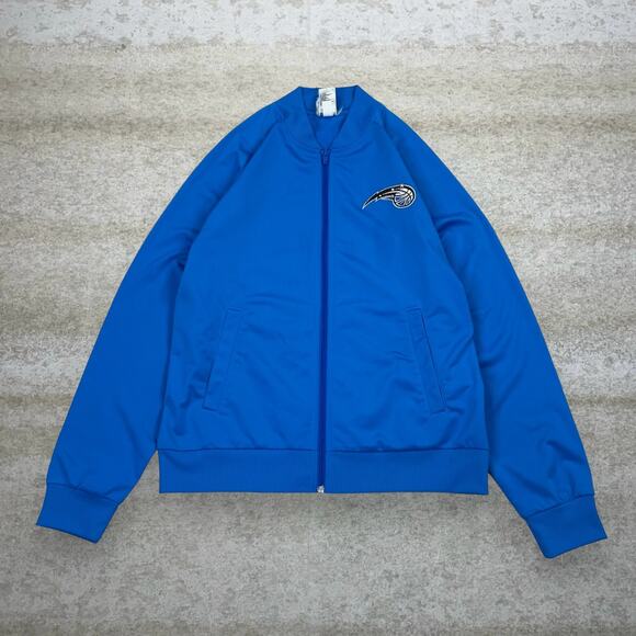 Vintage Y2K Orlando Magic Warmup Jacket Mens M Blue Full Zip NBA - Picture 1 of 3